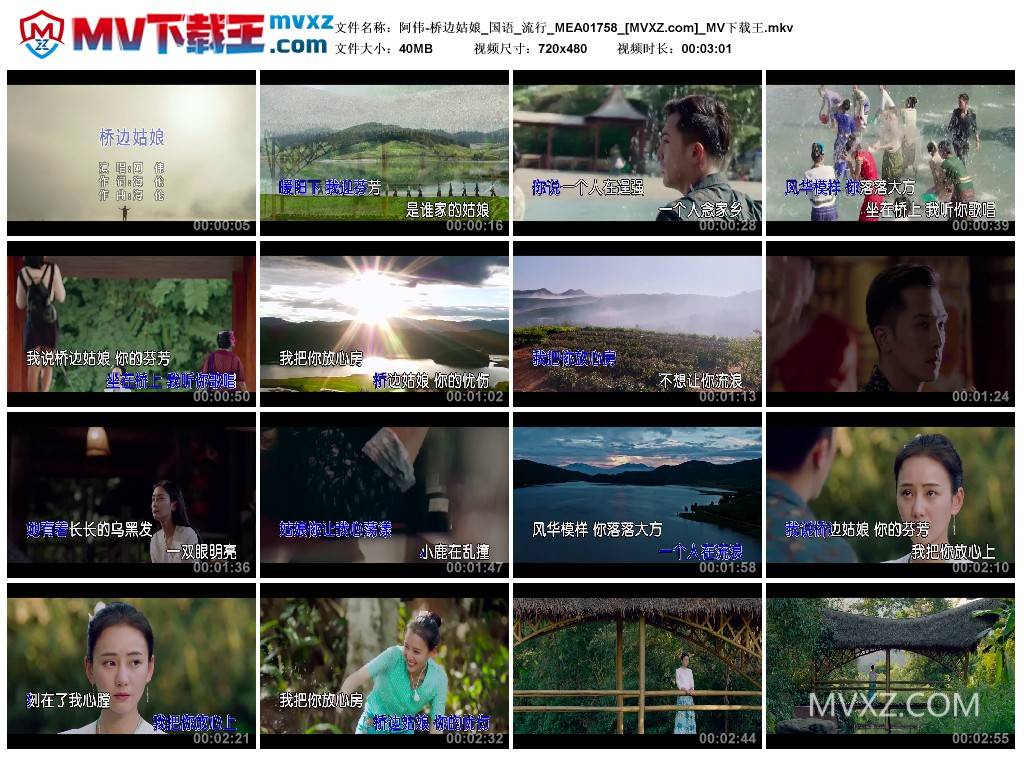 阿伟-桥边姑娘_国语_流行_MEA01758